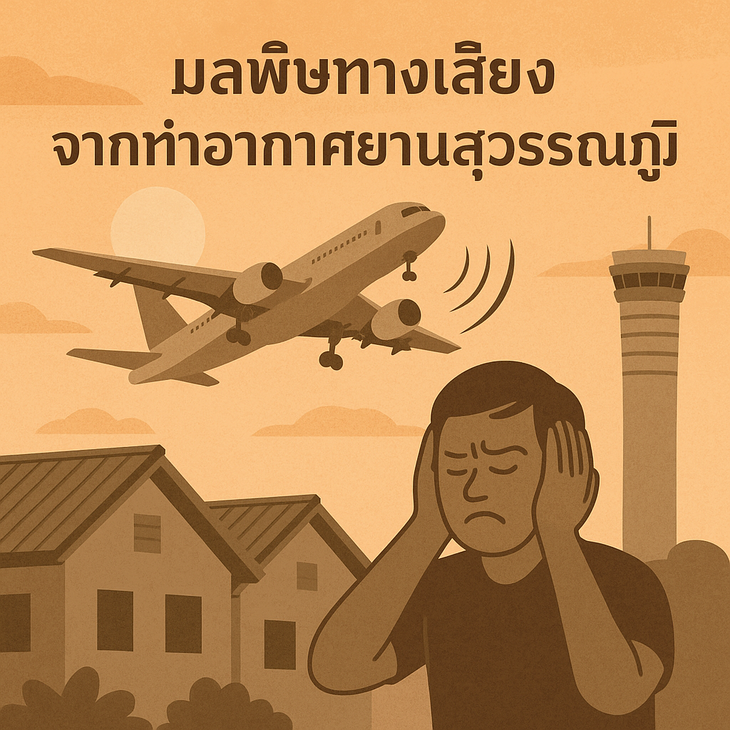 มลพิษทางเสียงจากท่าอากาศยานสุวรรณภูมิ