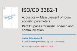 ร่างมาตรฐาน ISO 3382-1 ฉบับใหม่