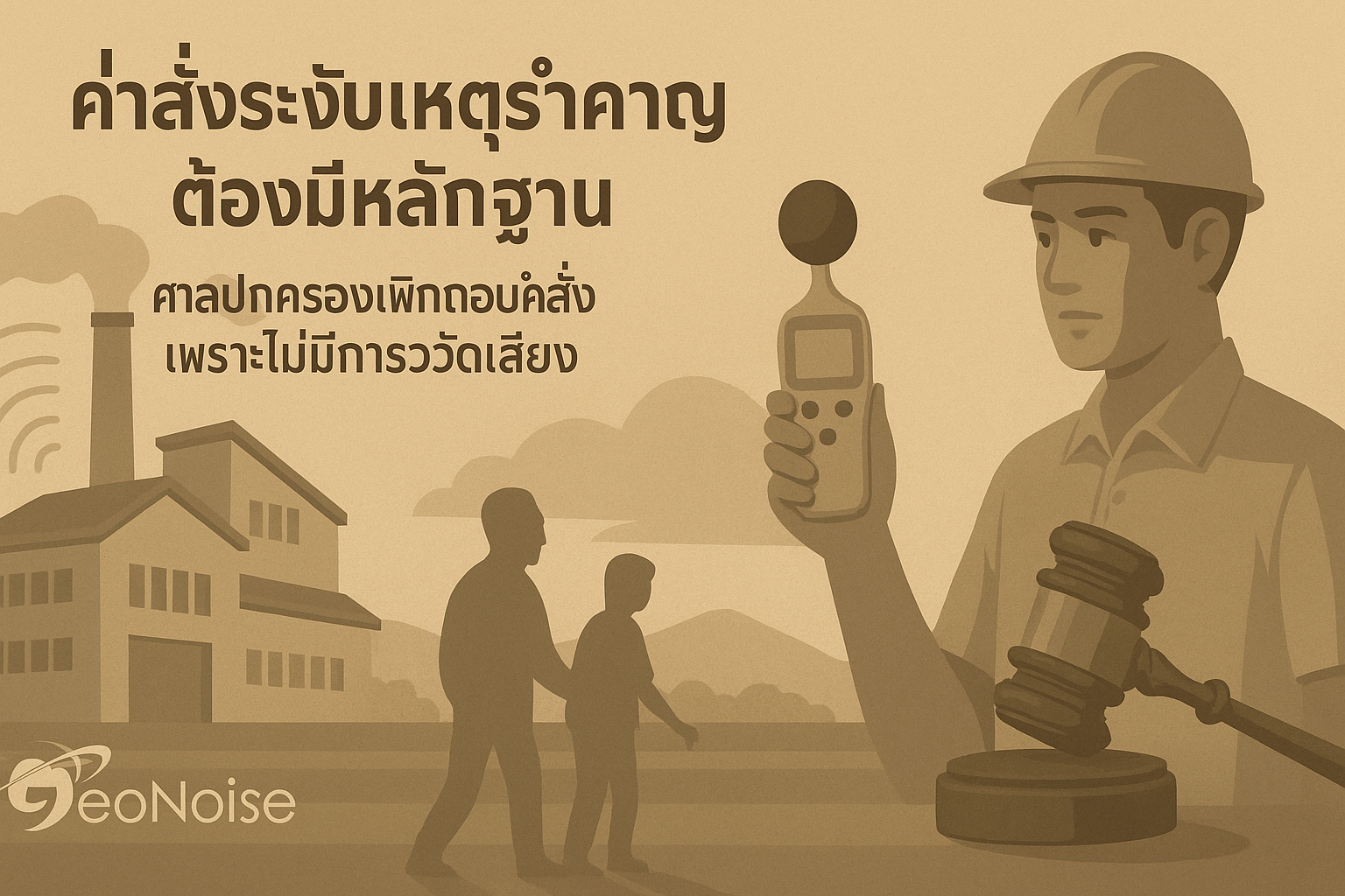 คำสั่งระงับเหตุรำคาญต้องมีหลักฐาน  ศาลปกครองเพิกถอนคำสั่ง เพราะไม่มีการวัดเสียงตามหลักวิชาการ